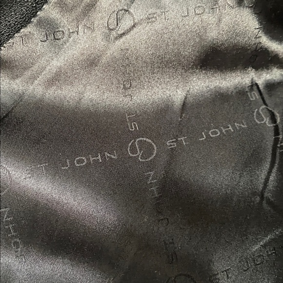 St. John Quilted Faux Fur Studded Convertible Vest/Bomber • Size S - Picture 8 of 16